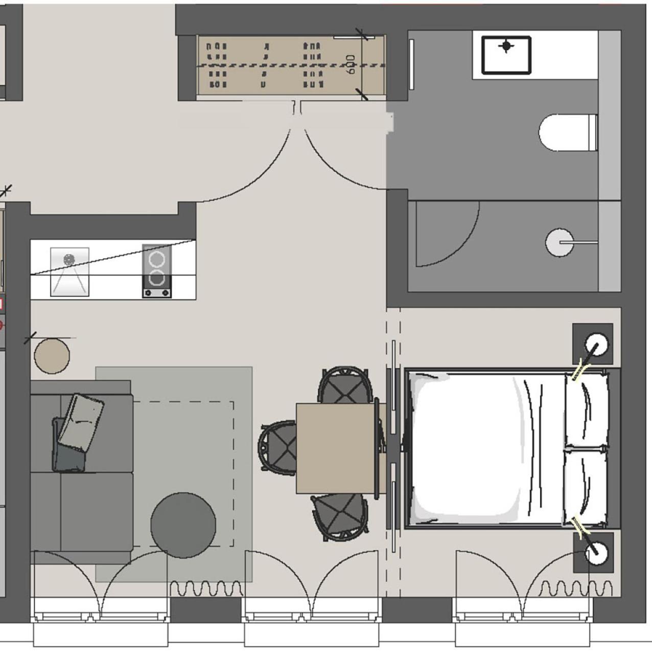 Mikes Apartments מינכן חדר תמונה